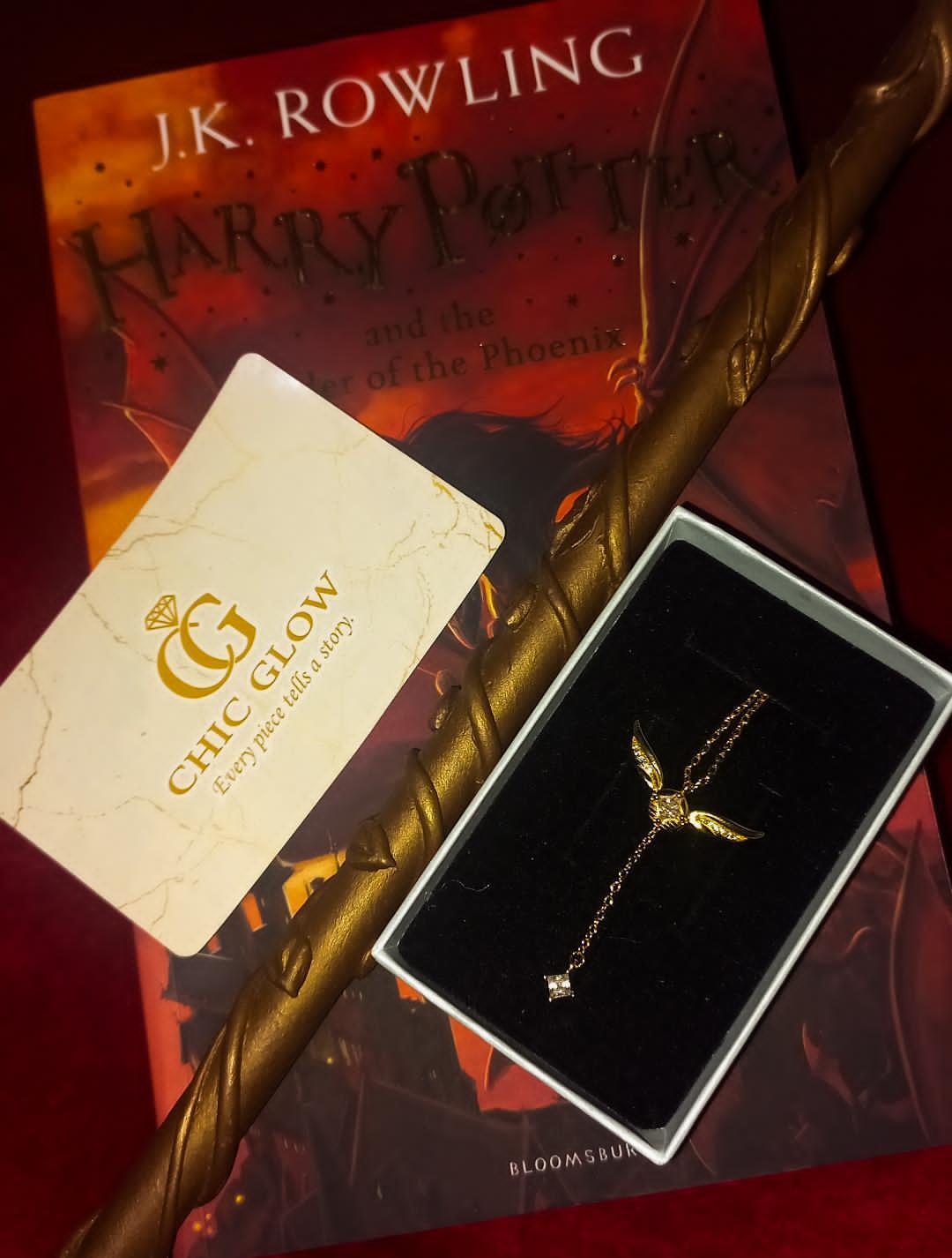 The Golden Snitch Necklace – Seeker’s Edition ✨